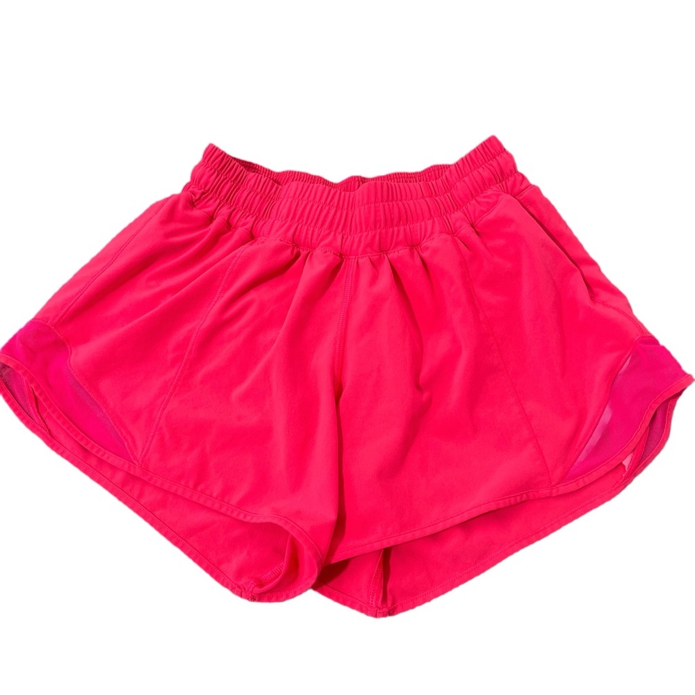 lululemon athletica Bright Pink Running Shorts